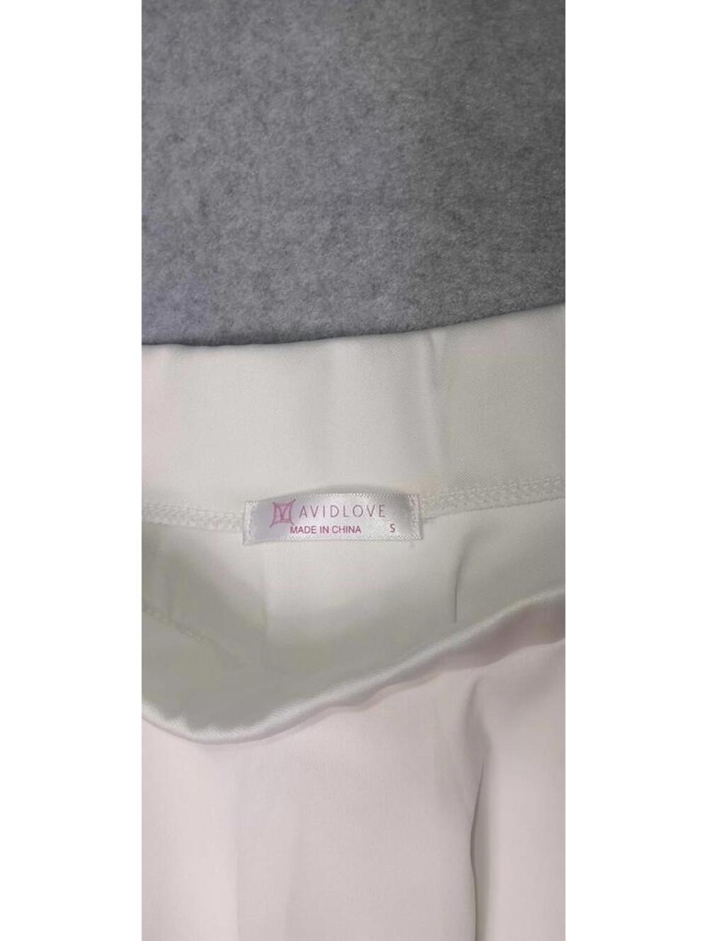 NWT! Avidlove Tiered Mini Skirt Womens Size Small White Preppy Sexy - Picture 2 of 9